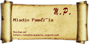 Mladin Paméla névjegykártya